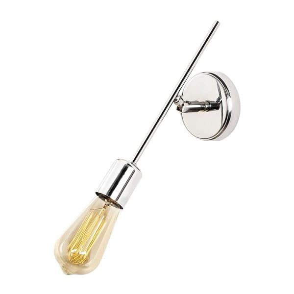 Стенна лампа за контакт в сребрист цвят Mizrak – Opviq lights-image-1