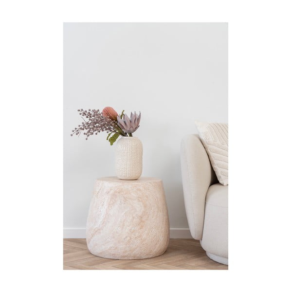 Каменна кръгла градинска масичка ø 47,5 cm Bonn – House Nordic-image-3