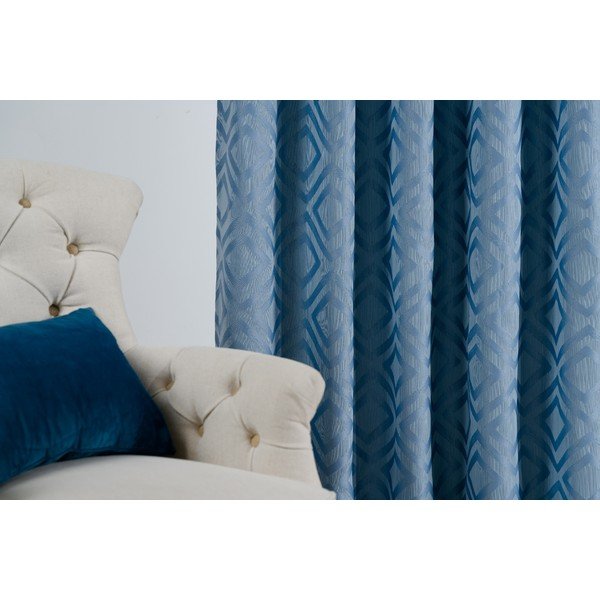 Синя завеса 140x245 cm Giuseppe - Mendola Fabrics-image-3
