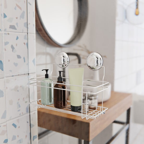 Самоносеща метална етажерка за баня в сребристо Bestlock Bath - Compactor-image-1