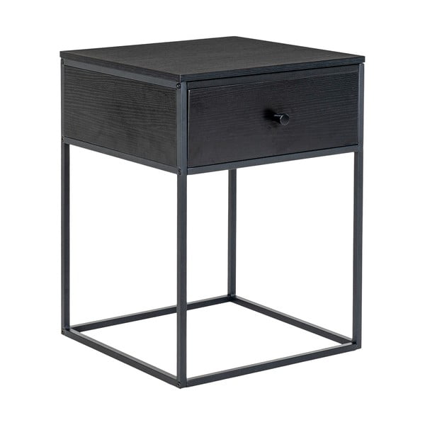 Черно нощно шкафче Vita – House Nordic-image-3