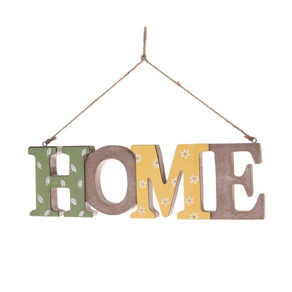 Дървена висяща декорация Home Sweet Home - Dakls