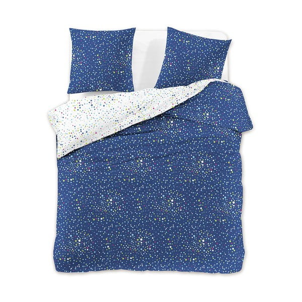 Спално бельо за двойно легло от микрофибър Basic Confetti, 200 x 200 cm - DecoKing