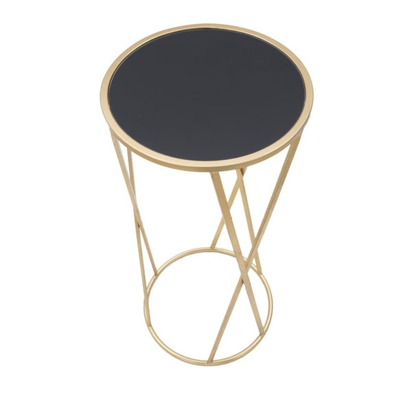 Сгъваема маса в черно и златно, височина 75 cm Glam Simple - Mauro Ferretti-image-4