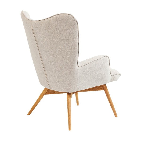 Бял фотьойл Vicky Ecru - Kare Design-image-2