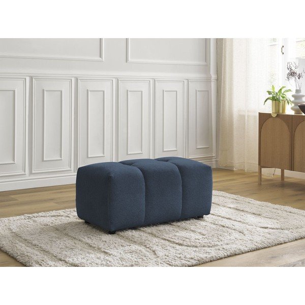 Синя шенилова табуретка Roxelane – Bobochic Paris-image-1