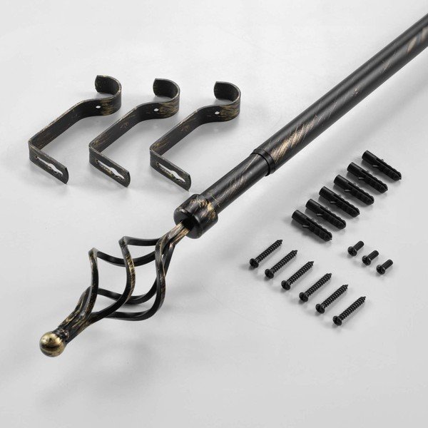 Метален разширяем прът за завеси 120 - 210 cm Tempo – douceur d'intérieur-image-4