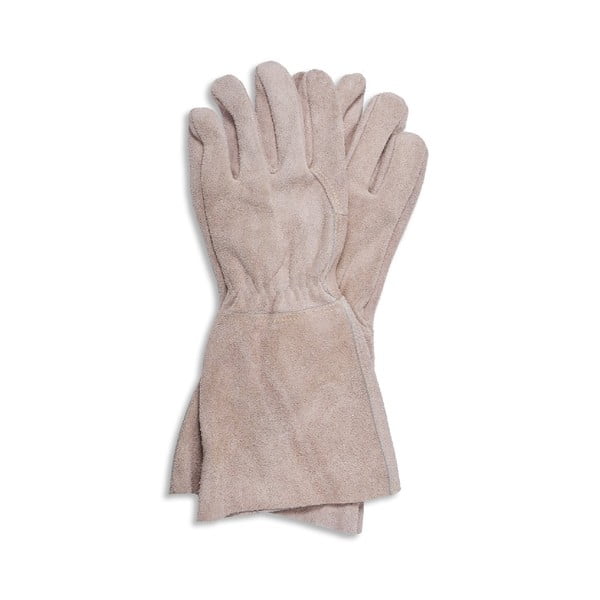 Бежови велурени ръкавици Gaunlet Natural, дължина 36 cm - Garden Trading
