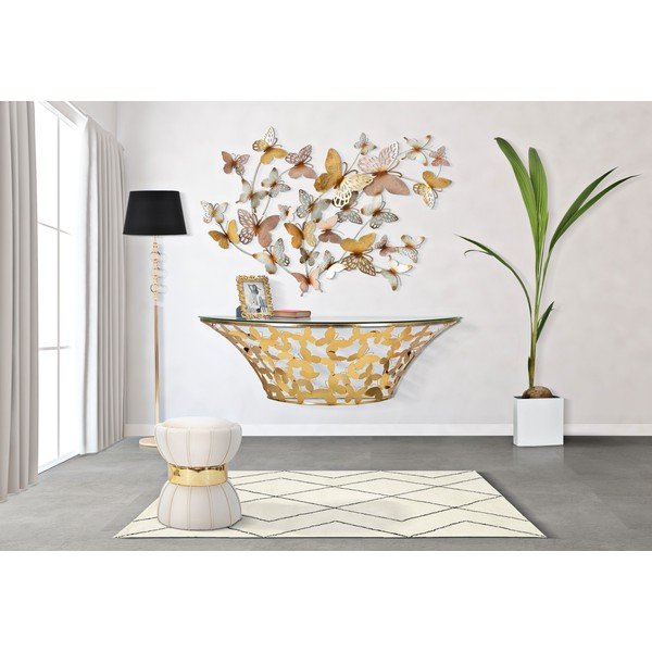 Метална декорация за стена 132x95,5 cm Butterflies - Mauro Ferretti-image-1