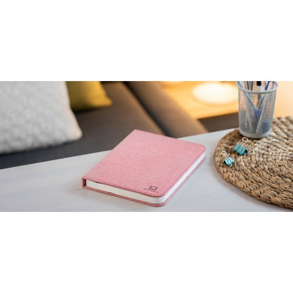 LED настолна лампа с текстилен абажур (височина 2,5 cm) Booklight – Gingko-image-1