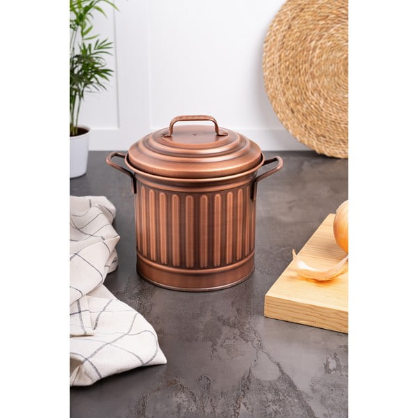 Стоманен кош за отпадъци 4 L - Hermia-image-1