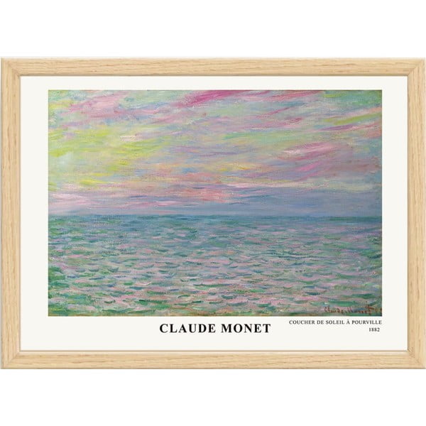 Плакат в рамка 75x55 cm Claude Monet - Wallity