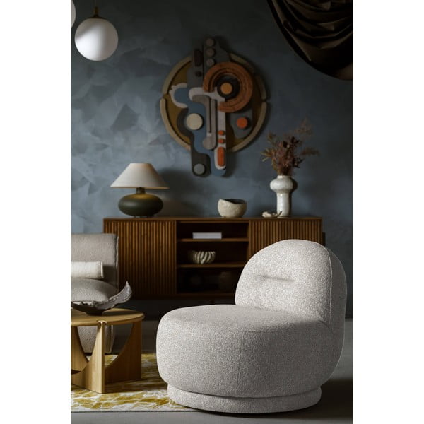 Светлосиво кресло Ovo – Miuform-image-1