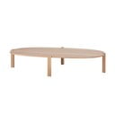 Масичка за кафе от масивен дъб в естествен цвят 100x180 cm Kulin – Gazzda