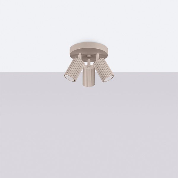 Кафяво-сив метален прожектор Gleam – Sollux-image-2