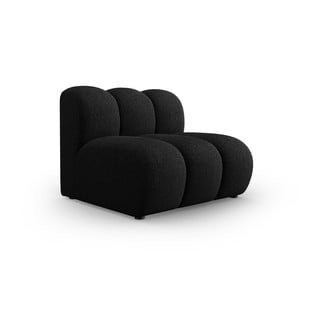 Черно-антрацитен модулен диван (среден модул) Lupine – Micadoni Home