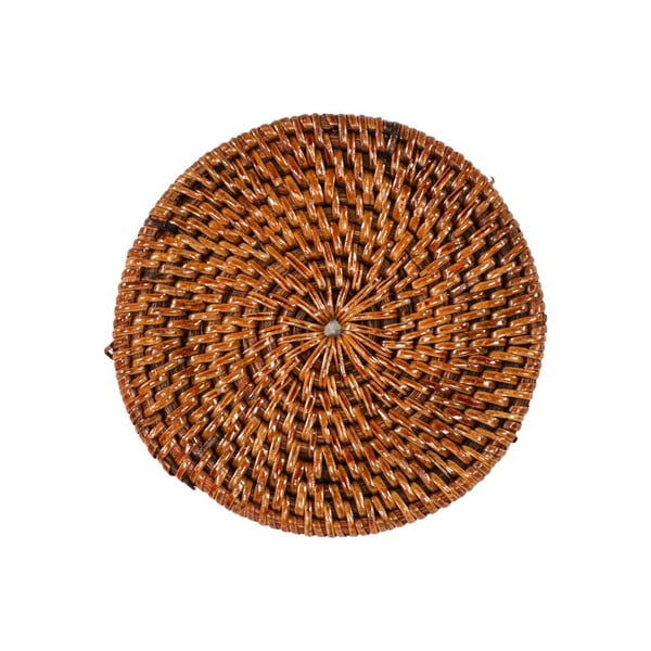 Кафяви ратанови подложки в комплект 6 бр. – Tiseco Home Studio-image-2