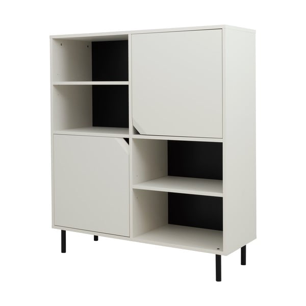 Бял шкаф за книги 118x137 cm Corner - Tenzo-image-2