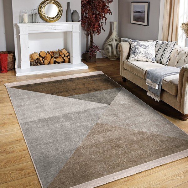 Бежов килим 80x200 cm - Mila Home-image-1