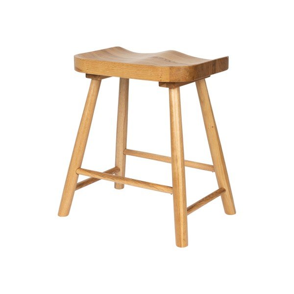 Стол от масивен дъб в естествен цвят Vander – White Label-image-2