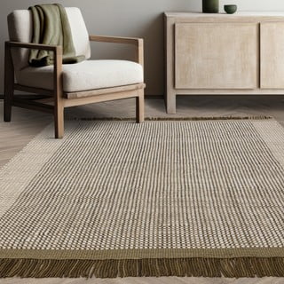 Светлокафяв ръчно изработен вълнен килим 200x290 cm Avalon – Asiatic Carpets