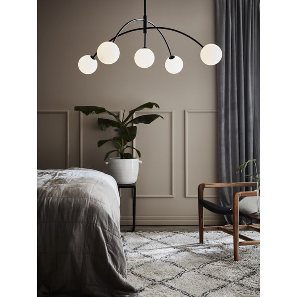 Черно висящо осветително тяло, ø 117 cm Heaven - Markslöjd-image-1