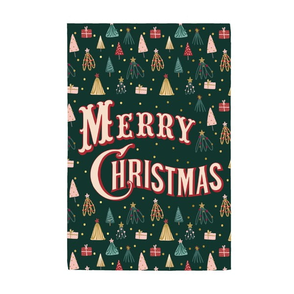 Памучна кърпа , 46 x 71 cm Merry Christmas - eleanor stuart
