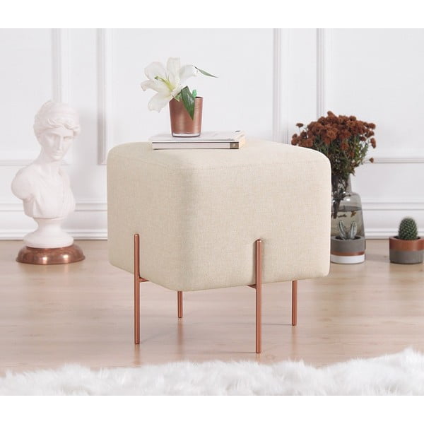 Кремава табуретка Copper – Artie-image-3