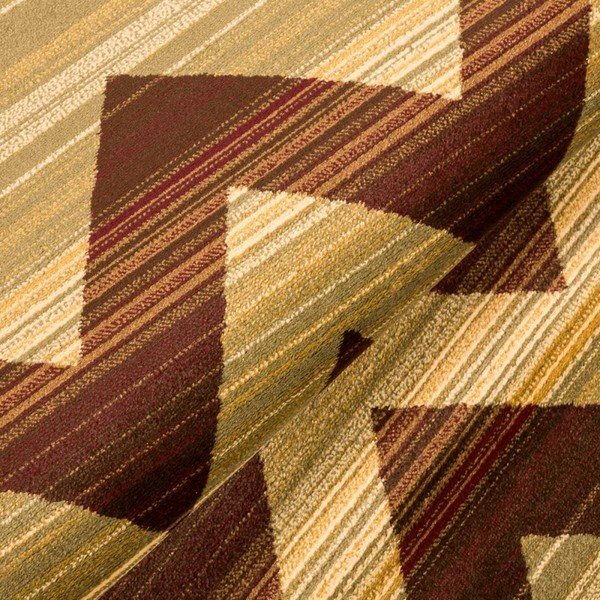 Inspiration Zig Zag Duro кафяв килим за тежки условия, 117 x 170 cm - Floorita-image-1