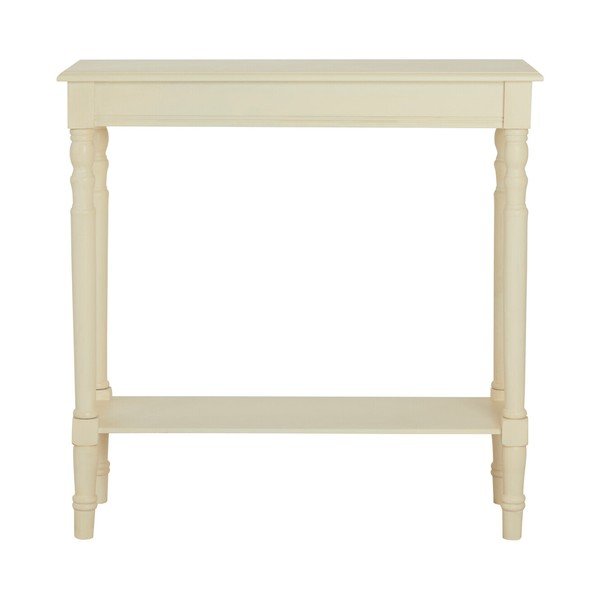 Конзолна маса от масивен бор в цвят слонова кост 30x80 cm Heritage – Premier Housewares-image-3