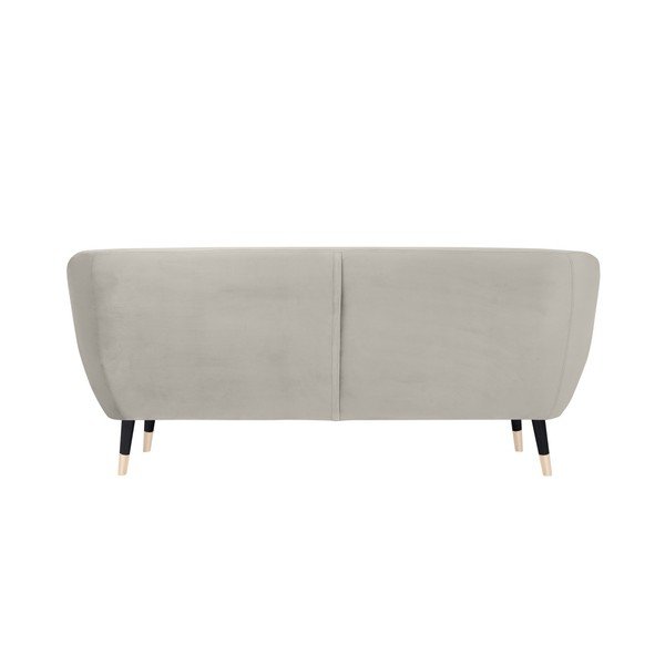 Кремав диван с черни крачета Mazzini Sofas Amelie, 188 cm-image-4