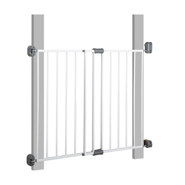 Бяла метална преграда за врата – Roba-image-2