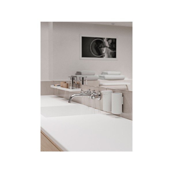 Бяла висяща чаша за четки за зъби Rim - Zone-image-3