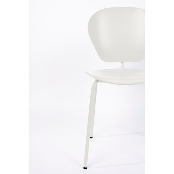 Бял трапезен стол The Ocean – Zuiver-image-1