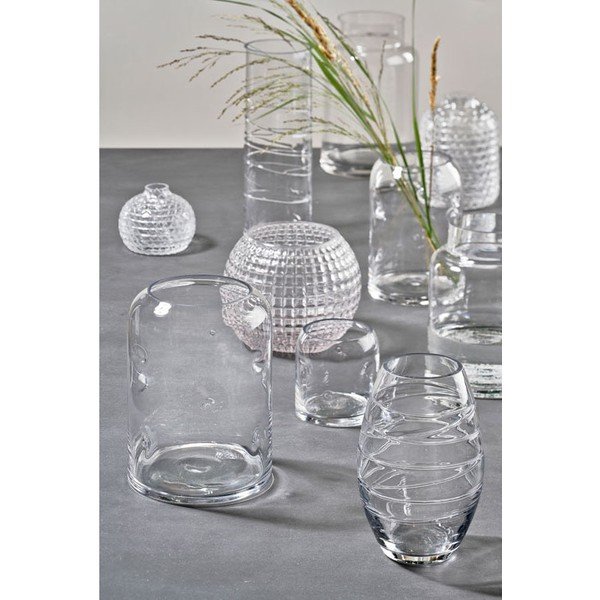 Стъклена ваза , ∅ 13 cm - Villa Collection-image-1