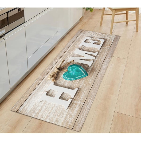 Светлокафява пътека подходяща за пране 80x200 cm Home – Oyo Concept-image-1