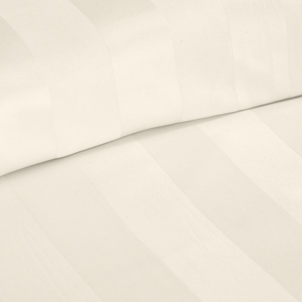 Кремаво двойно  сатенено спално бельо 200x200 cm So Soft Satin Stripe – Catherine Lansfield-image-3