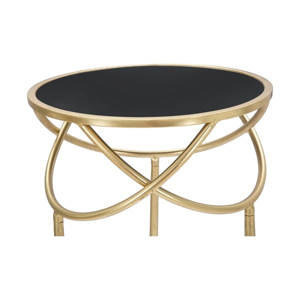 Кръгла масичка за кафе със стъклен плот ø 40 cm Ring - Mauro Ferretti-image-4