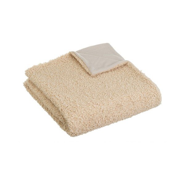 Бежово одеяло от шерпа 130x160 cm Sherpa – Casa Selección