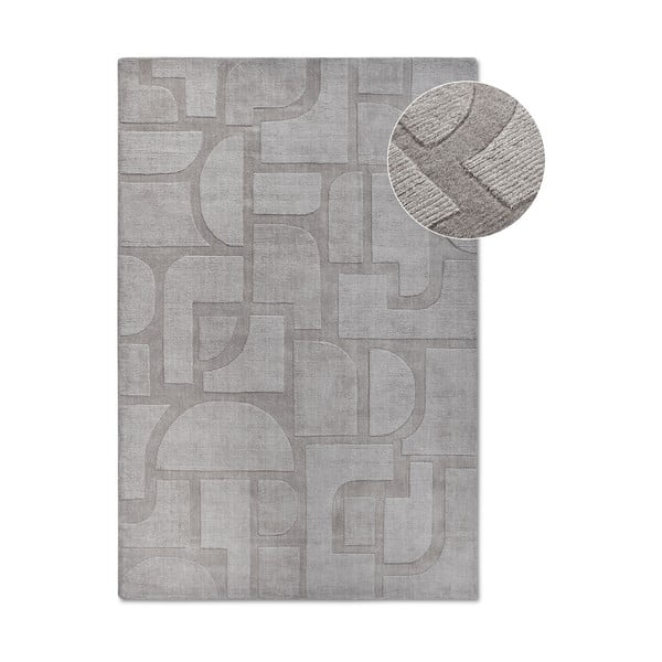 Сив ръчно изработен вълнен килим 80x150 cm Alexis – Villeroy&Boch