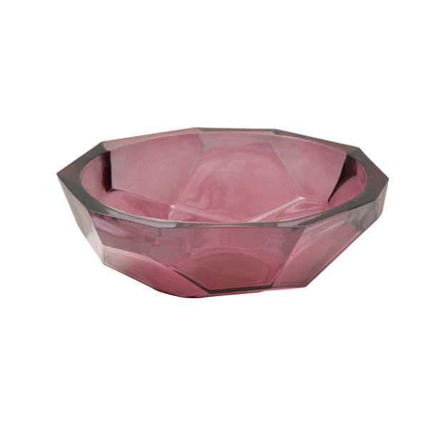 Розова купа от рециклирано стъкло Камък, ø 25 cm - Mauro Ferretti