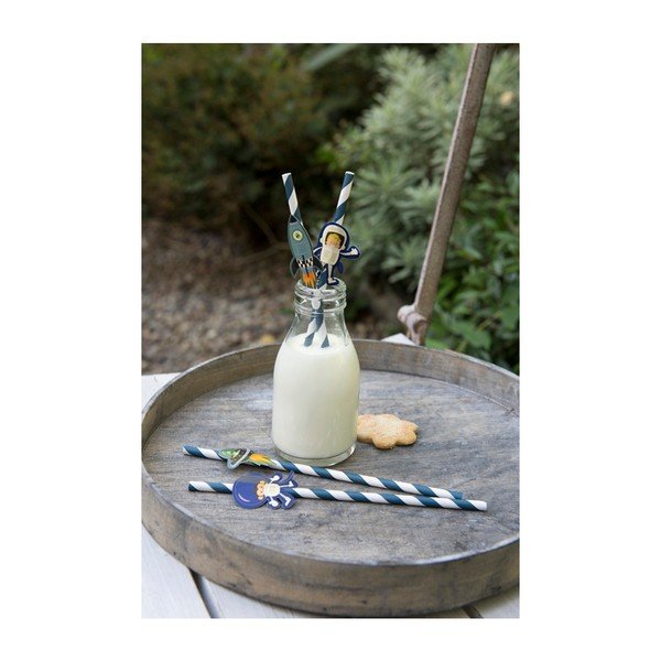 Комплект от 4 сламки Space Adventures - Rex London-image-3