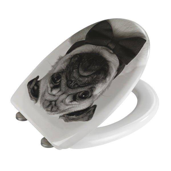 WC sedátko se snadným zavíráním Wenko Pugy, 45 x 38 cm-image-1