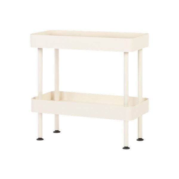 Бежов метален подвижен стелаж 60x62x30 cm Nolle – noo.ma-image-2