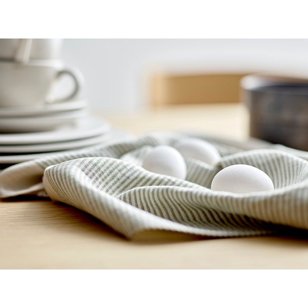 Хавлиена кърпа от памук и лен 50x70 cm Statement Stripe - Södahl-image-1