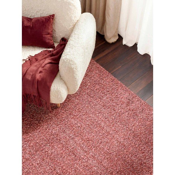 Тъмнорозов ръчно изработен килим от букле 120x170 cm Notting Hill Portobello – Ted Baker-image-1