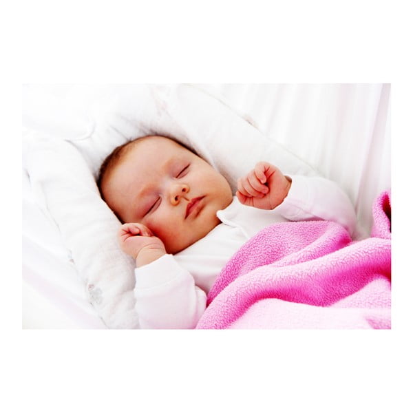 Malá šedá kolébka z bavlny se zavěšením do stropu Hojdavak Baby, 0 - 9 měsíců-image-3