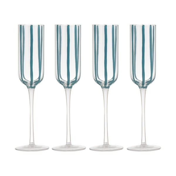 Чаши за шампанско в комплект от 4 бр. 180 ml Stripe – Ladelle