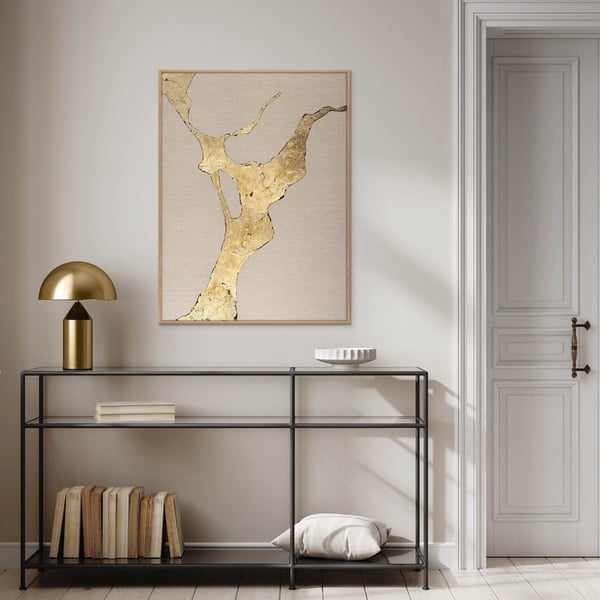 Ръчно рисувана картина 90x120 cm Wild Horizon Gold – Malerifabrikken-image-1