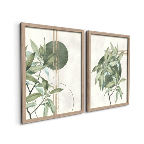Картини в комплект 2 бр. 30x40 cm Green – Styler-image-3